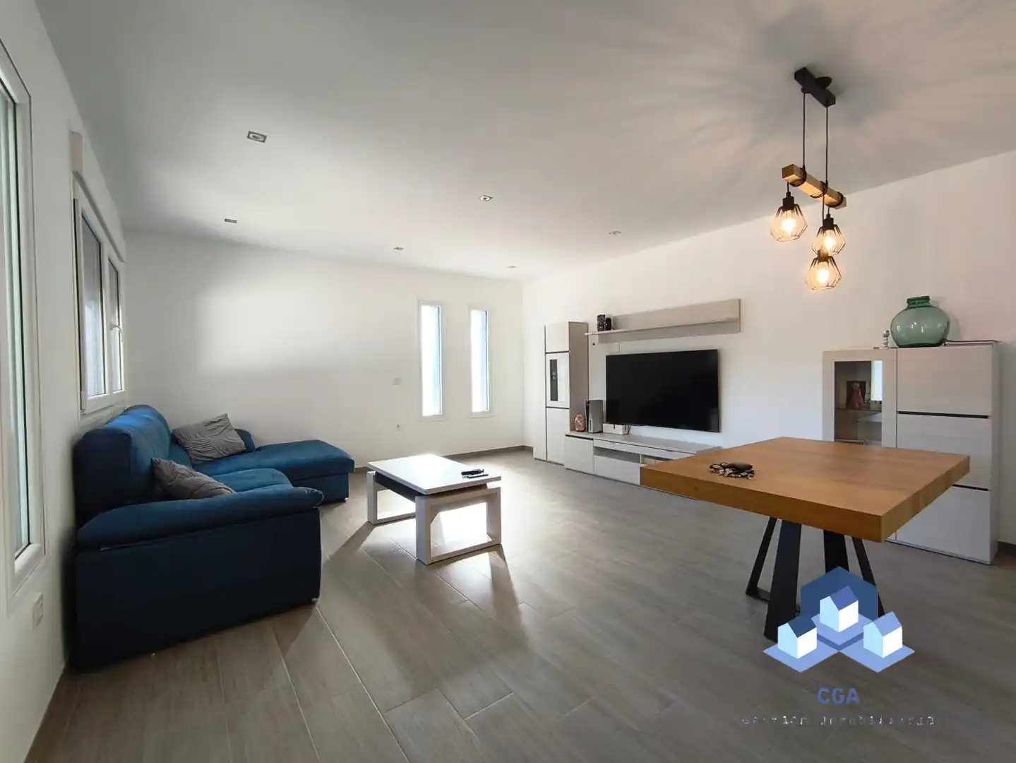 Living room of Houses for sale in Lorca  with Air Conditioner, Terrace and Furnished