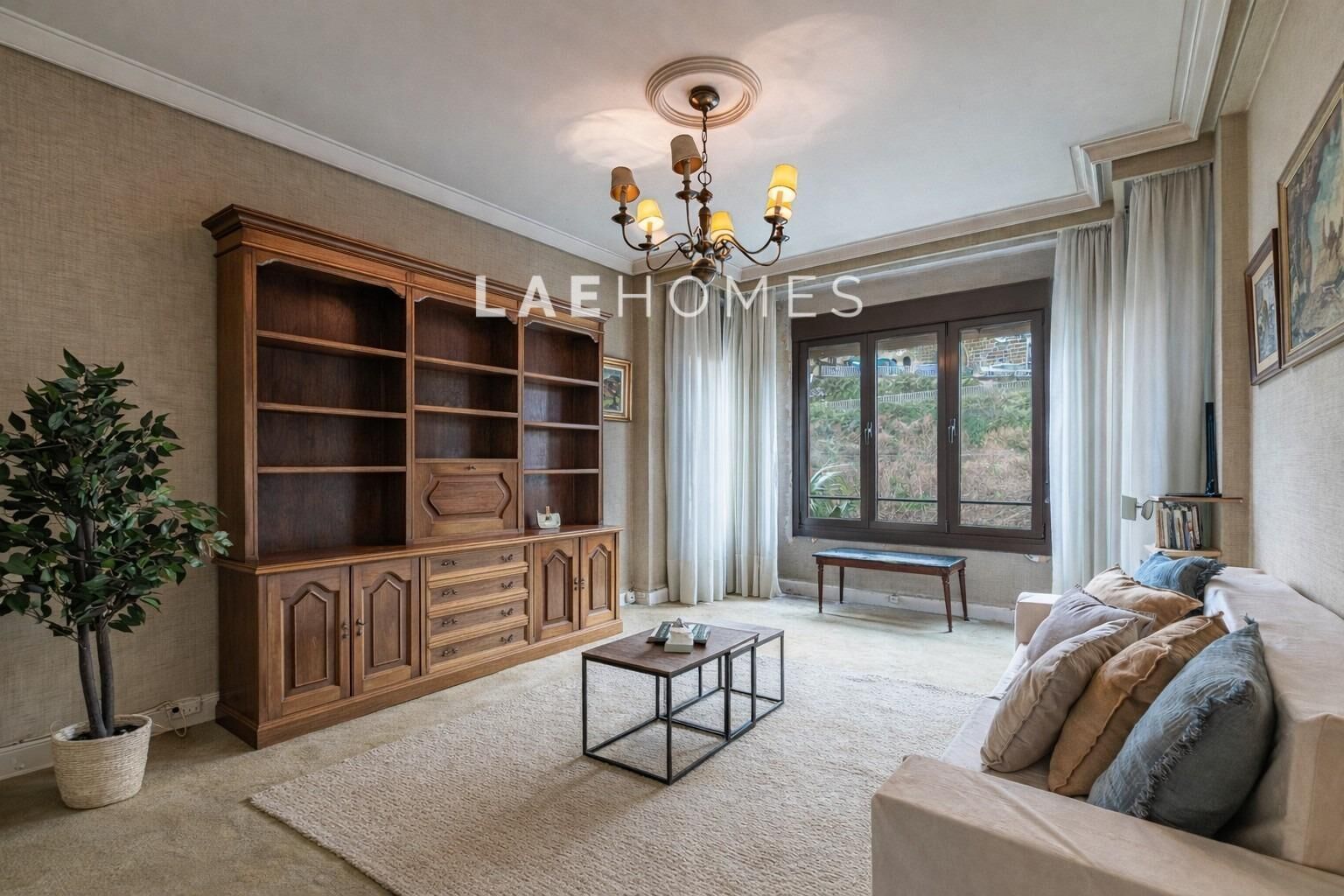 Sala d'estar de Pis en venda en Donostia - San Sebastián 