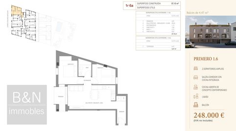 Foto 2 de Piso en venta en Poble Nou, Terrassa