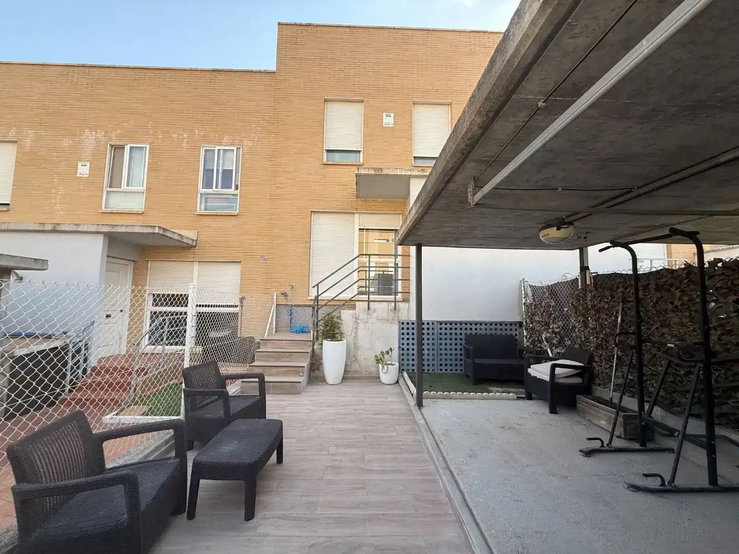 Terrassa de Casa adosada en venda en María de Huerva amb Aire condicionat i Balcó