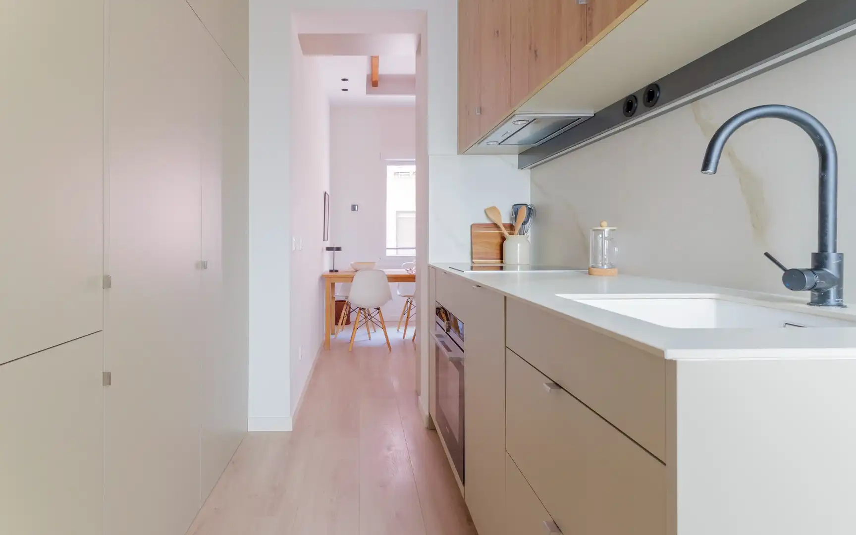Kitchen of Flat for rent in Madrid  with Heating and Furnished