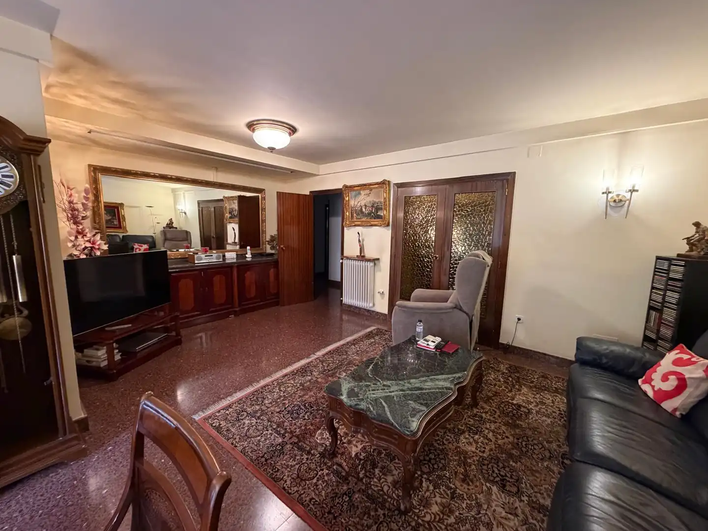 Living room of Flat for sale in Lleida  with Air Conditioner, Heating and Furnished