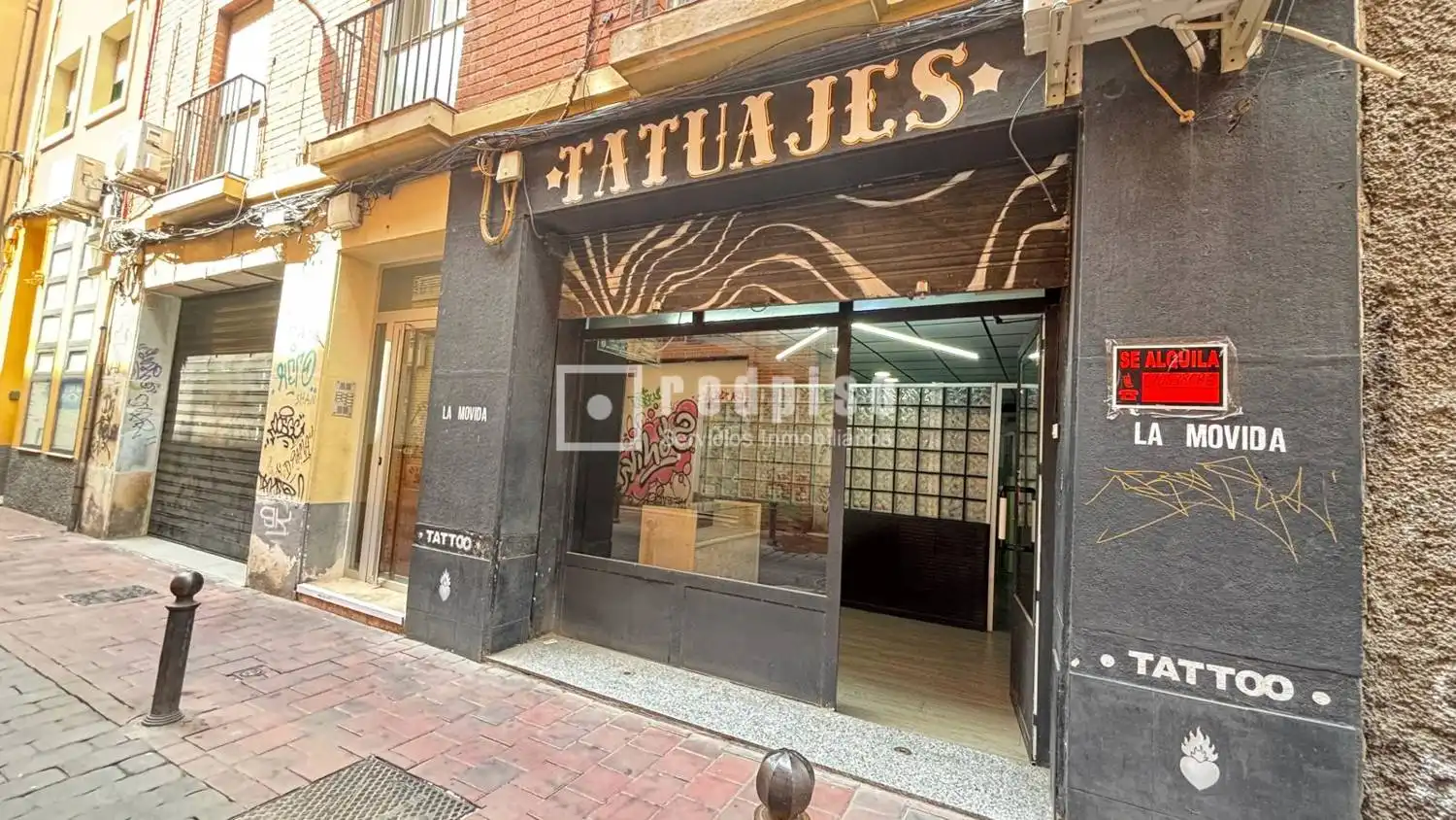 Vista exterior de Local de lloguer en Murcia amb Aire condicionat