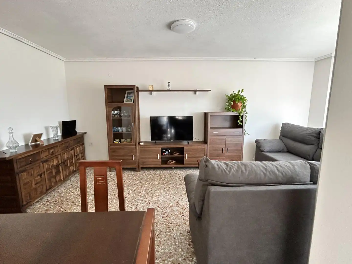 Sala de estar de Piso en venta en L'Alqueria de la Comtessa con Aire acondicionado, Calefacción y Amueblado