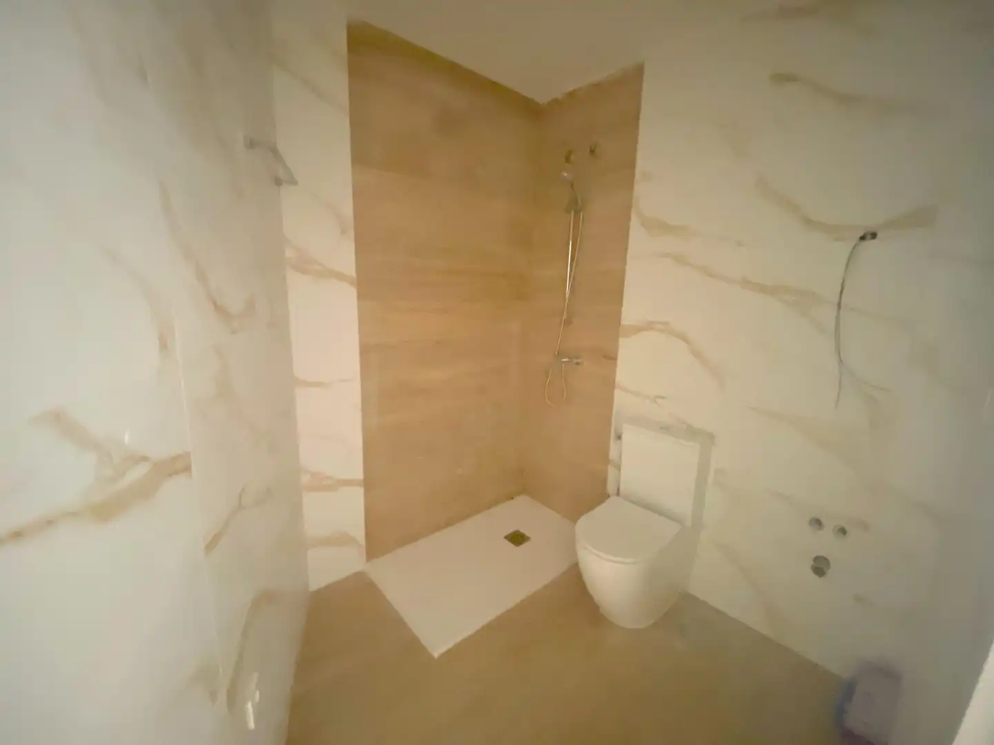 Badezimmer von Wohnungen zum Verkauf in Mazarrón mit Klimaanlage, Heizung und Terrasse
