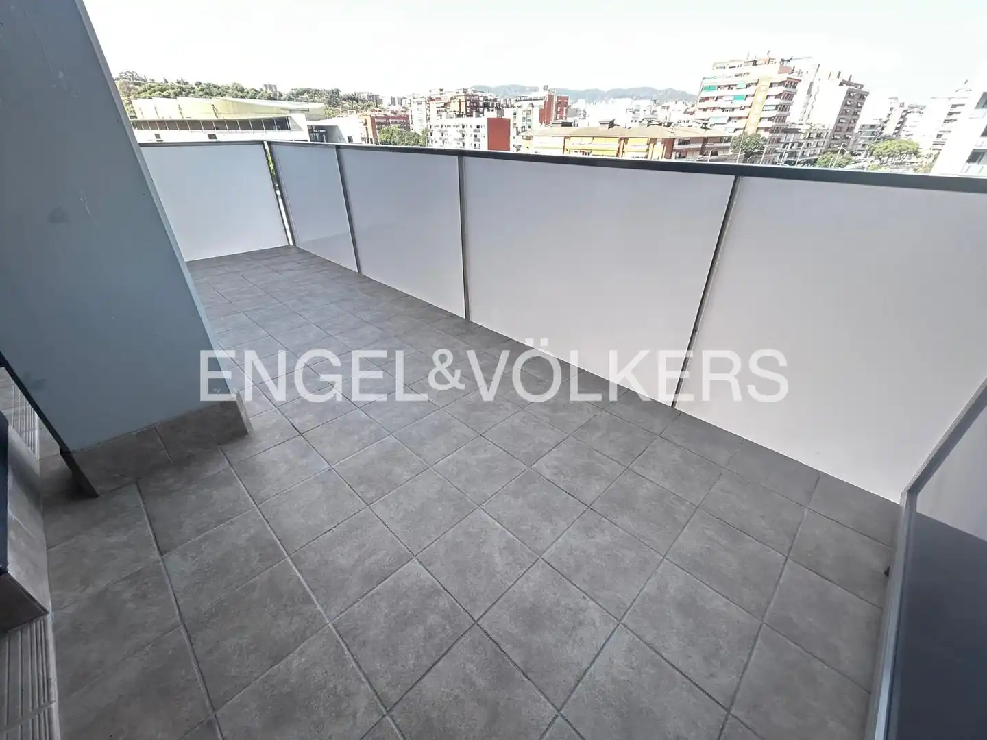 Terrasse von Wohnung zur Miete in Badalona mit Klimaanlage, Heizung und Parkett