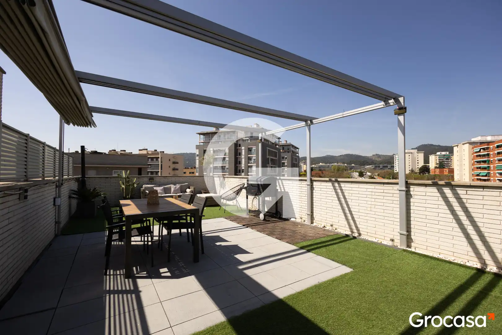 Terrasse von Wohnung zum Verkauf in Sant Boi de Llobregat mit Klimaanlage, Heizung und Terrasse