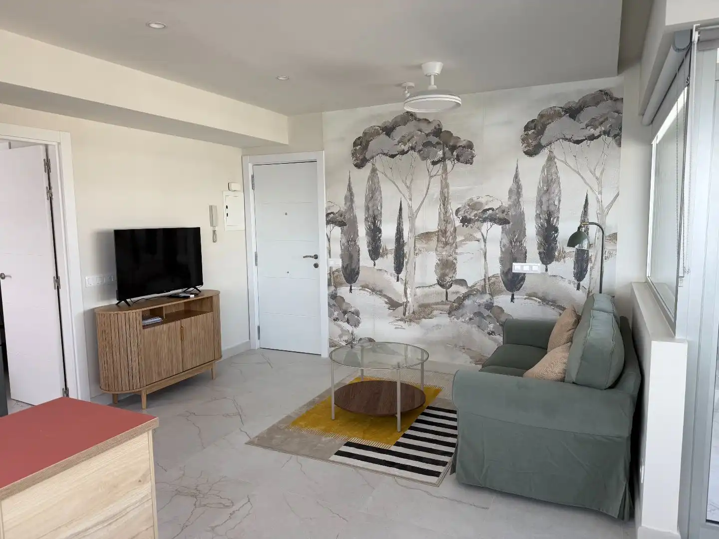 Sala d'estar de Apartament de lloguer en Puerto de la Cruz amb Terrassa i Balcó