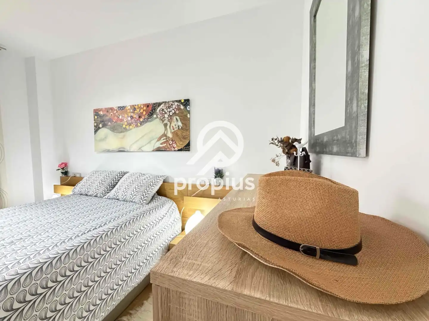 Bedroom of Flat for sale in Llanes  with Heating, Terrace and Storage room