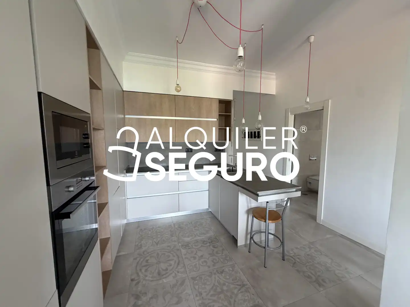 Küche von Wohnung zur Miete in Madrid mit Klimaanlage, Heizung und Möbliert