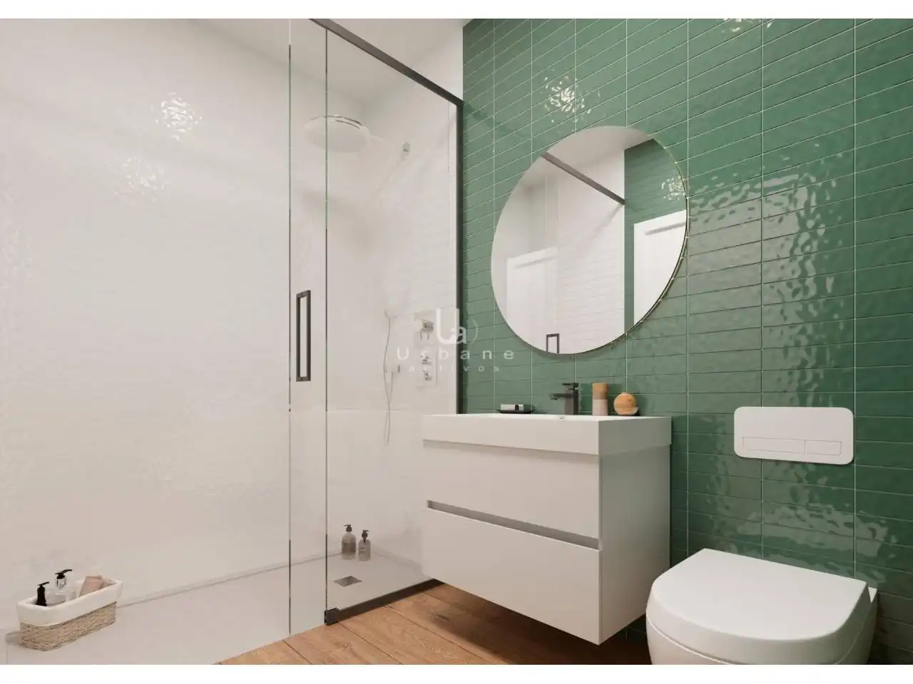 Bathroom of Attic for sale in Mutxamel  with Air Conditioner, Parquet flooring and Terrace
