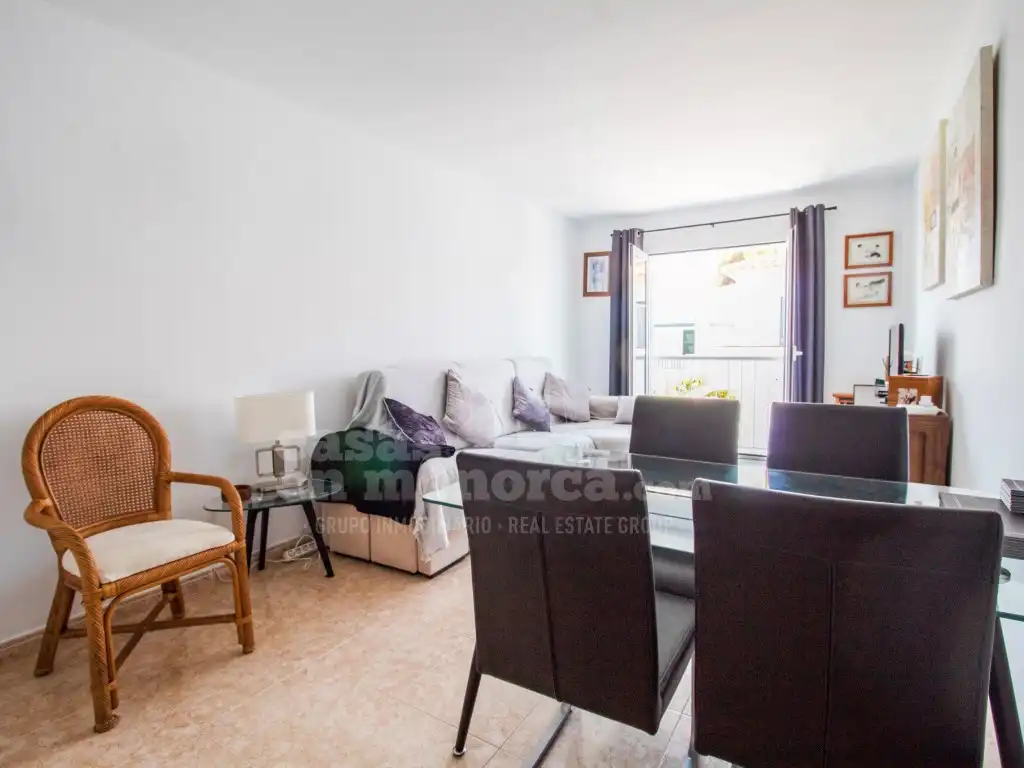 Living room of Apartments for sale in Es Castell  with Air Conditioner, Terrace and Swimming Pool