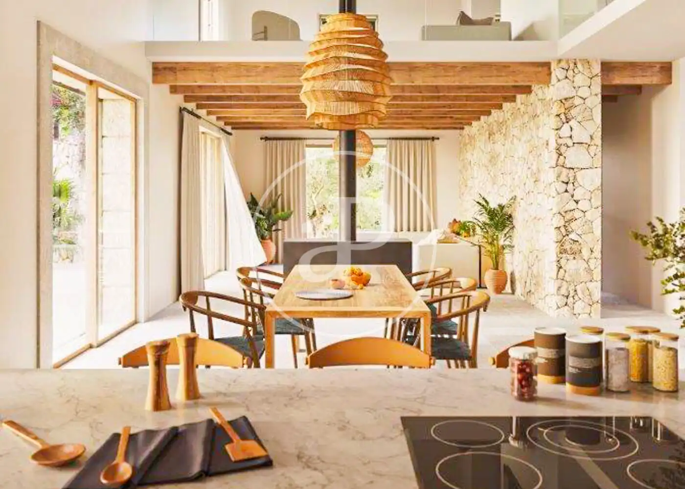 Comedor de Casa o chalet en venta en Montuïri con Aire acondicionado, Calefacción y Jardín privado