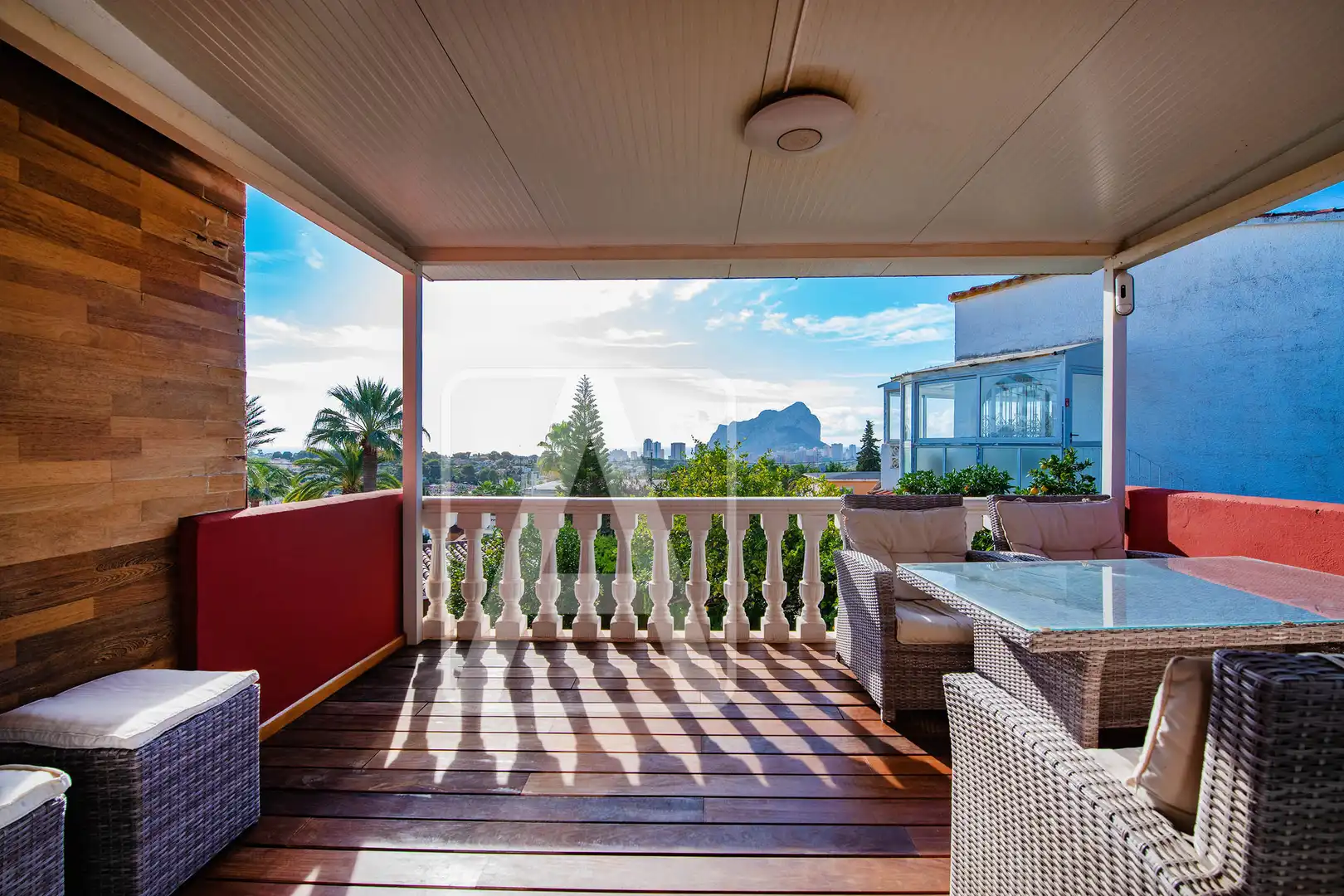 Terrassa de Casa o xalet en venda en Calpe / Calp amb Aire condicionat, Calefacció i Jardí privat