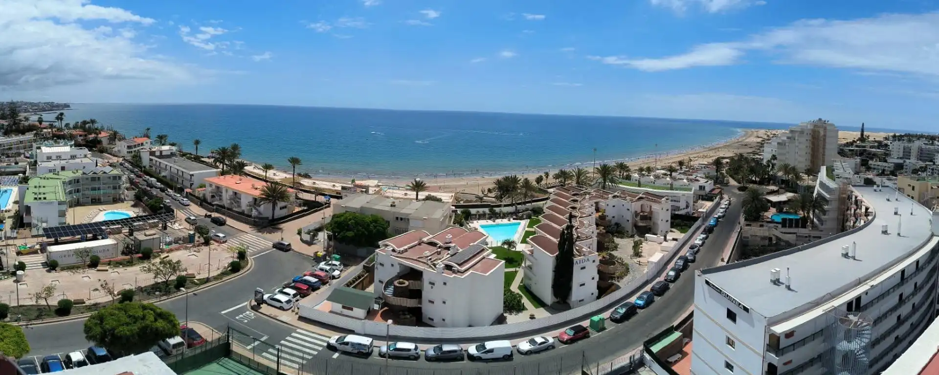 Außenansicht von Wohnung zur Miete in San Bartolomé de Tirajana mit Terrasse, Möbliert und Balkon