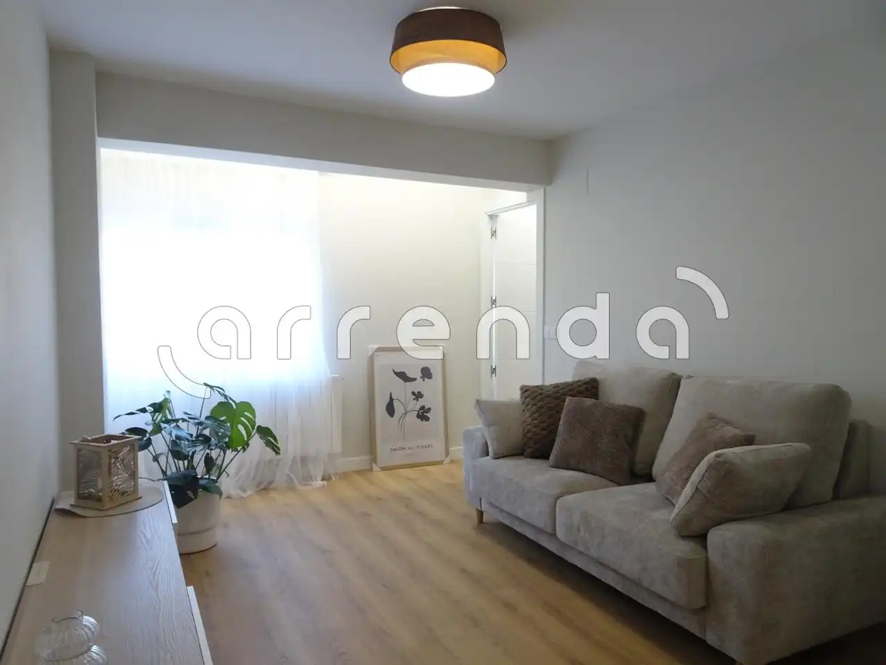 Sala d'estar de Pis de lloguer en Santander amb Calefacció i Moblat