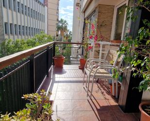 Balcony of Flat for sale in  Valencia Capital  with Air Conditioner, Heating and Parquet flooring