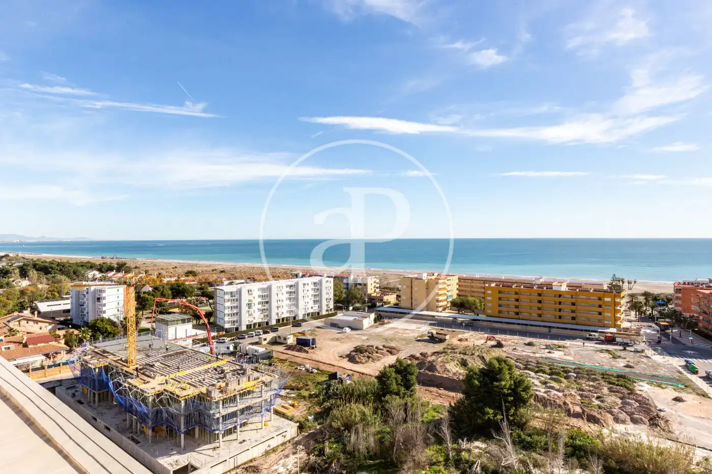 Außenansicht von Wohnung zur Miete in Canet d'En Berenguer mit Klimaanlage, Heizung und Privatgarten