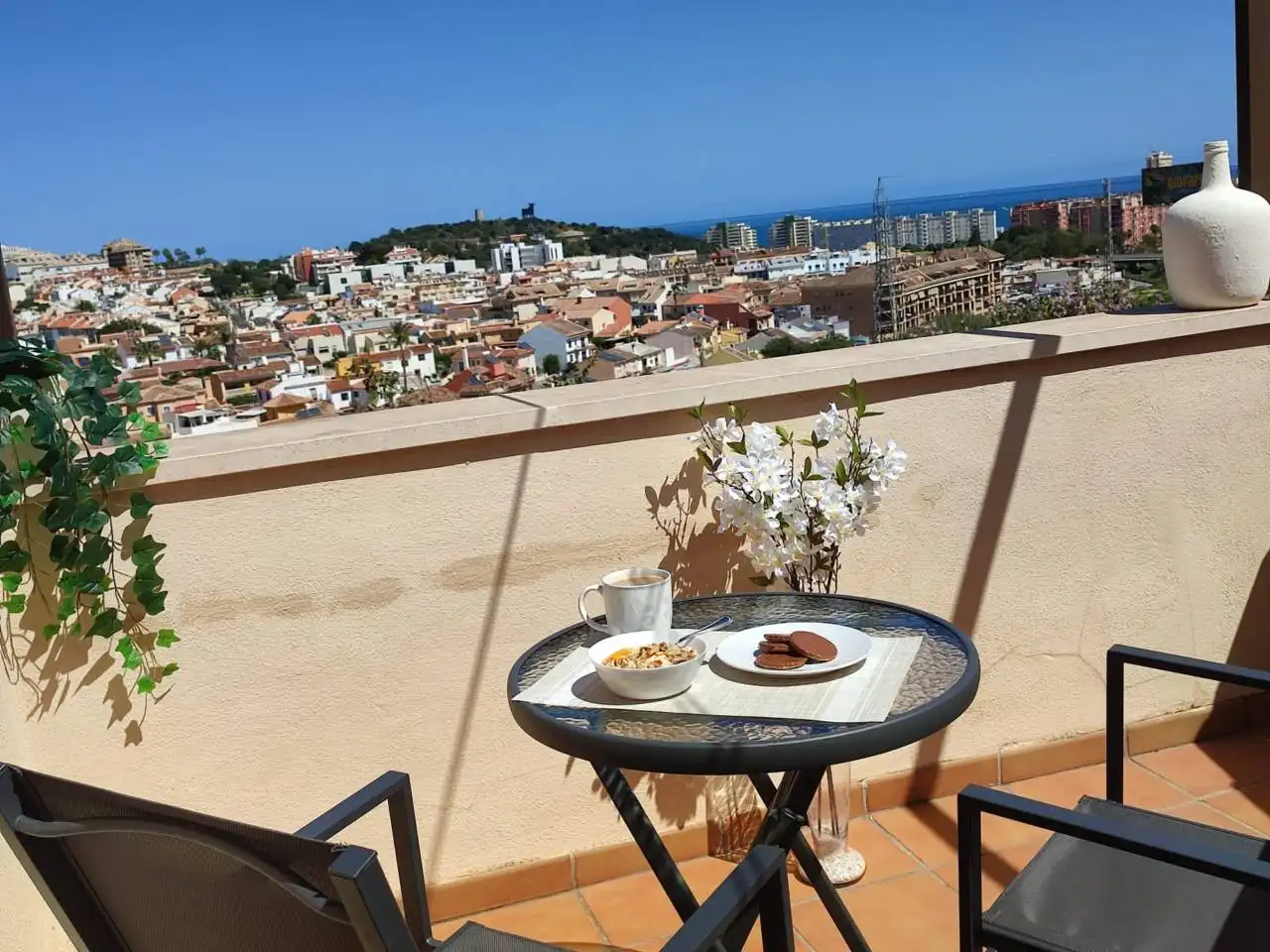 Terrassa de Casa adosada de lloguer en Fuengirola amb Aire condicionat, Calefacció i Terrassa
