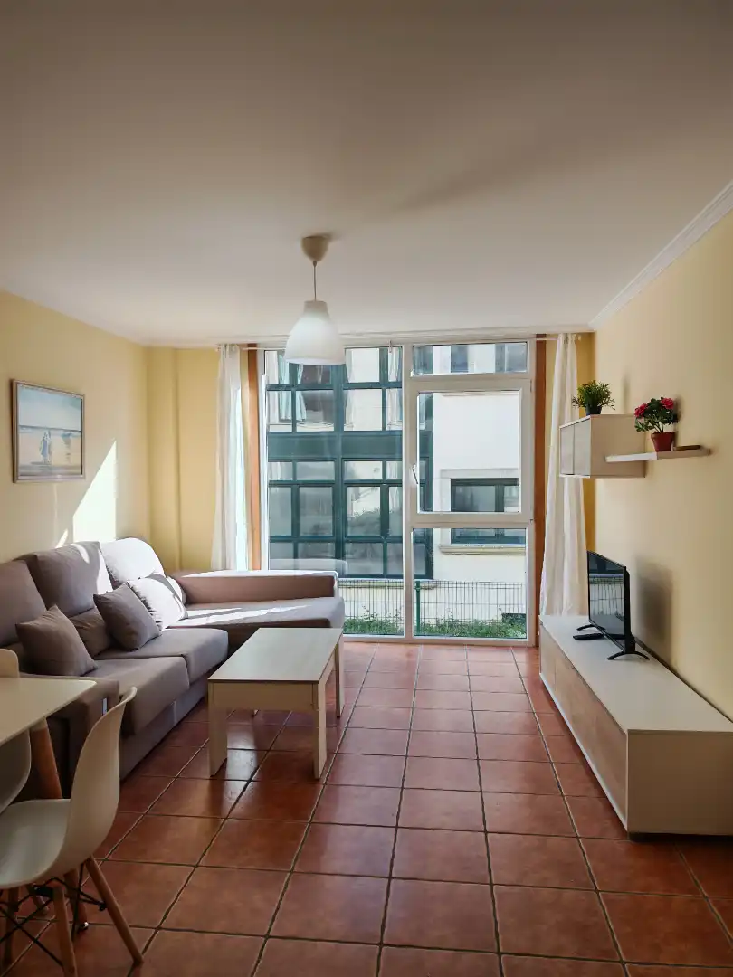 Living room of Flat for rent in Fisterra  with Storage room, Furnished and Oven