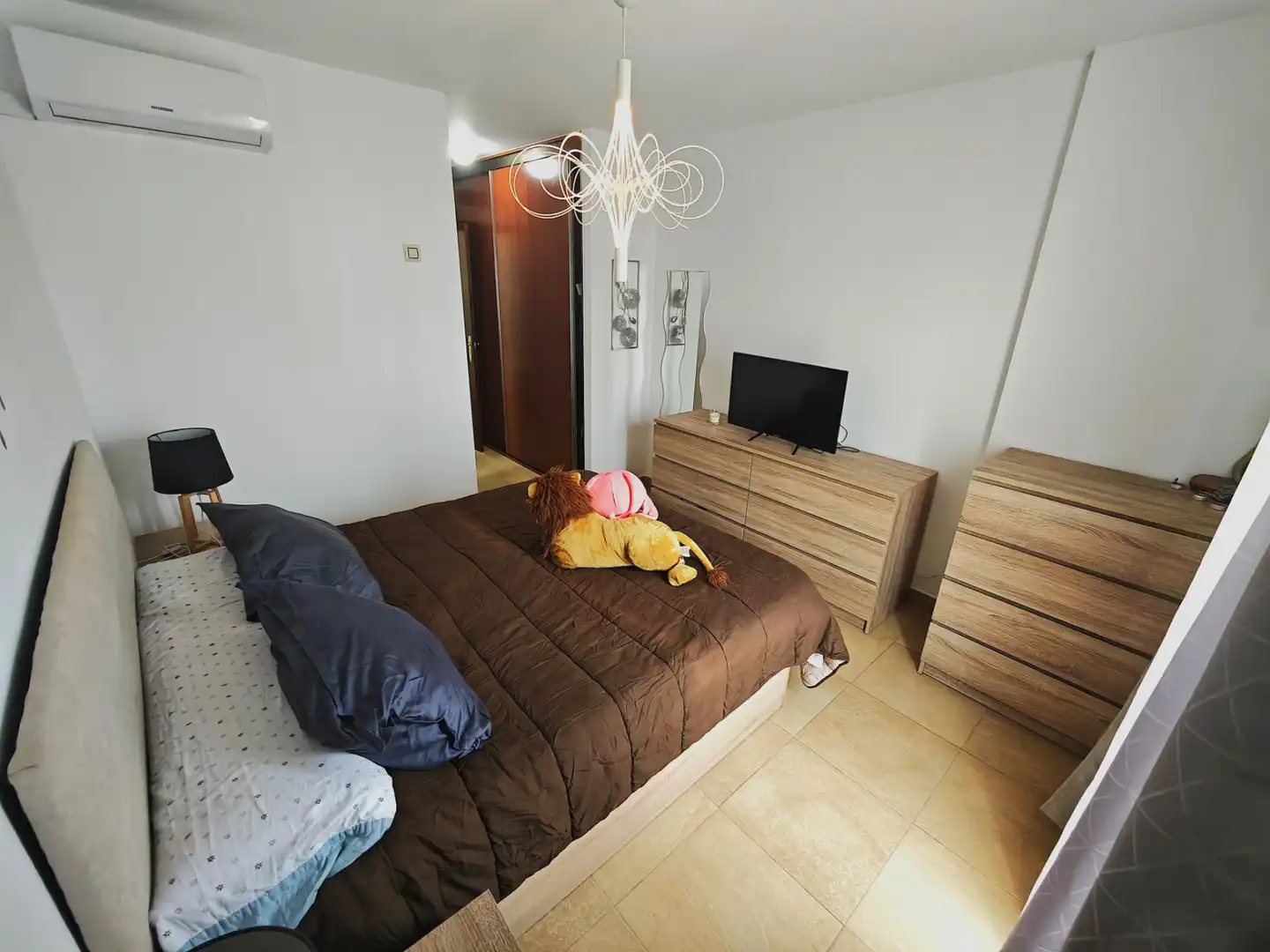 Dormitori de Casa adosada en venda en Lebrija amb Aire condicionat, Moblat i Forn