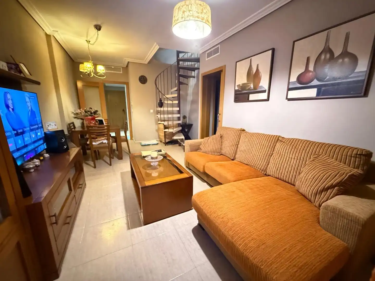 Living room of Attic for sale in San Vicente del Raspeig / Sant Vicent del Raspeig  with Air Conditioner, Heating and Private garden