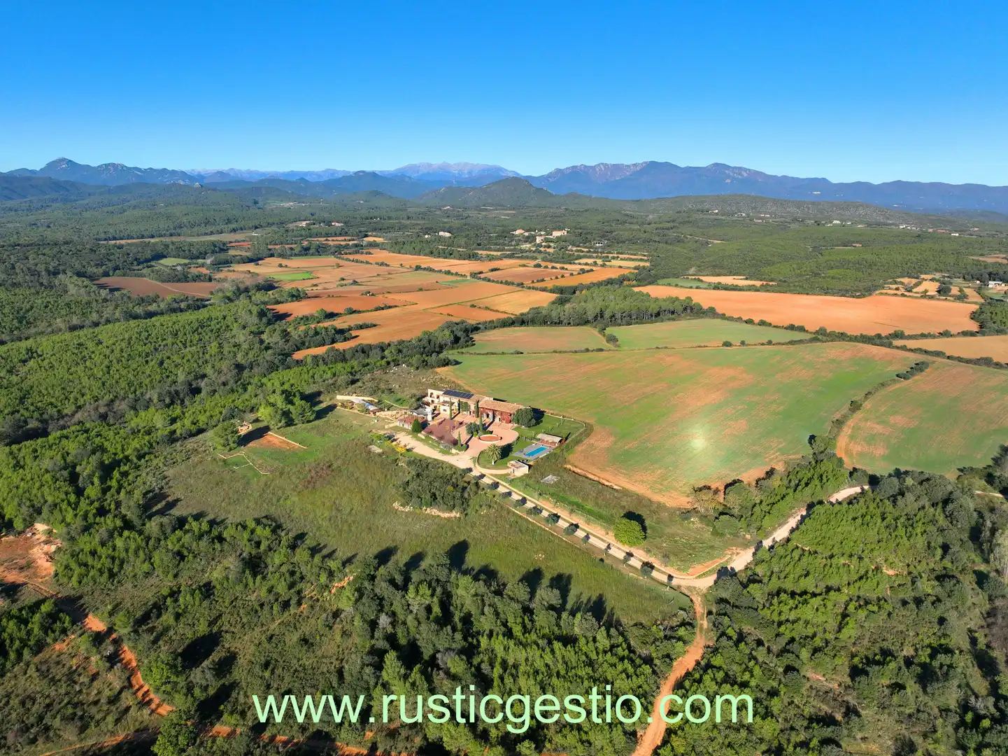 Garden of Country homes for sale in Terrades  with Air Conditioner, Heating and Private garden