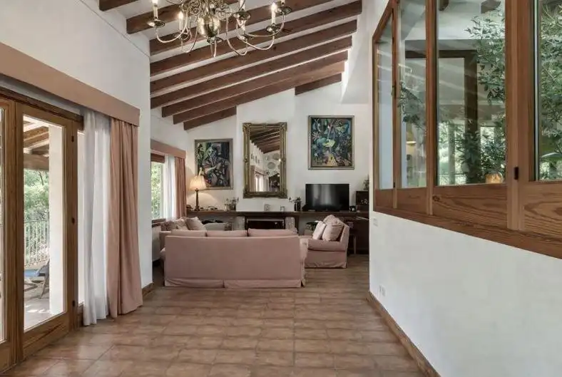 Sala de estar de Casa o chalet en venta en  Palma de Mallorca con Aire acondicionado, Calefacción y Jardín privado