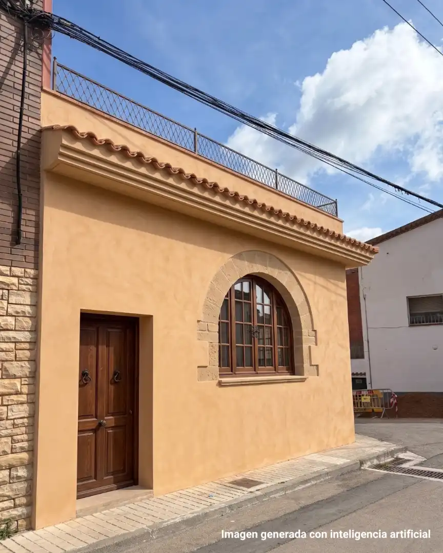 Vista exterior de Casa adosada en venta en Carme
