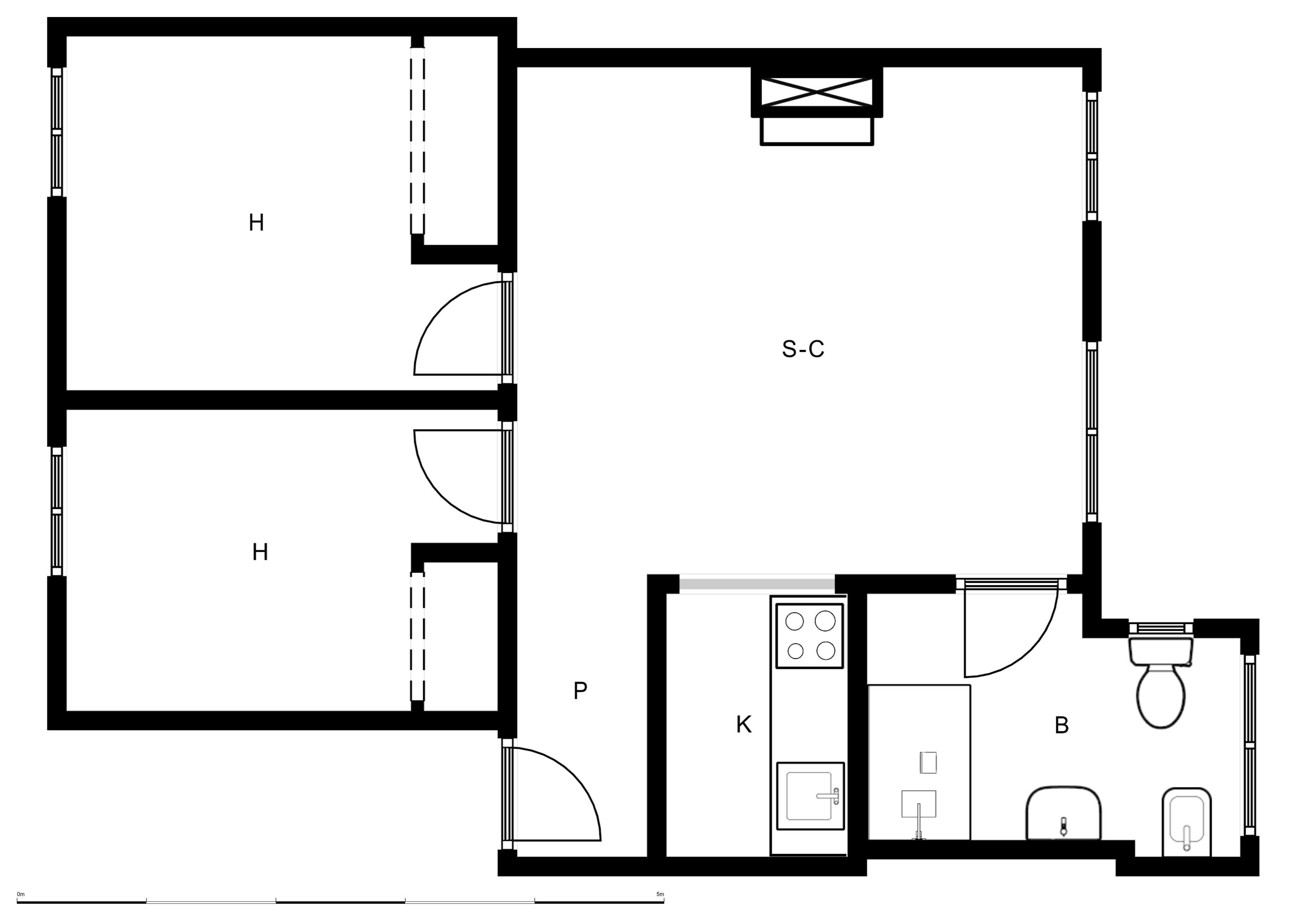 Piso en venta en Málaga Capital con Terraza y Horno
