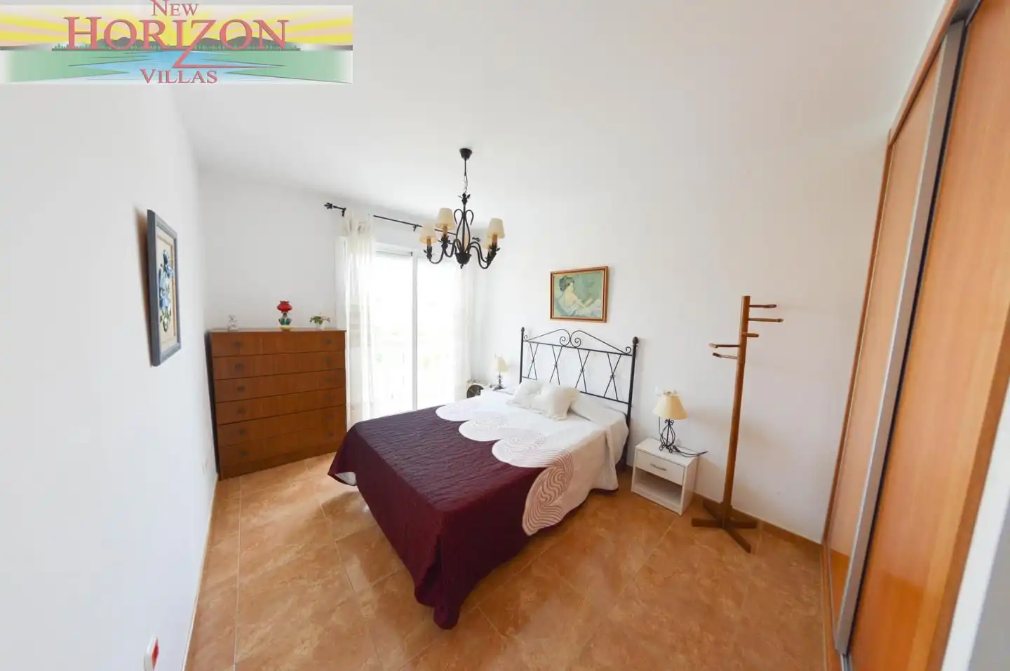 Bedroom of Flat for sale in Albox  with Air Conditioner, Terrace and Furnished
