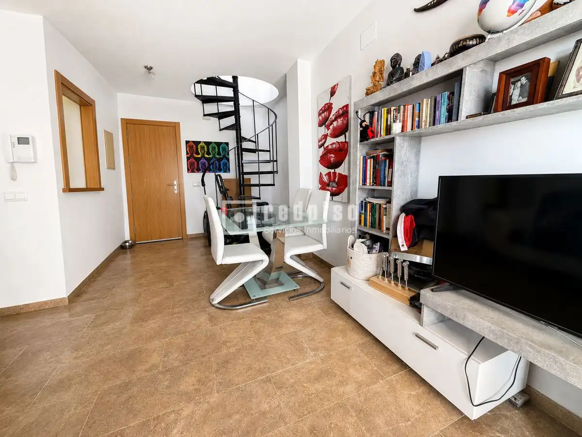 Sala d'estar de Àtic en venda en Torremolinos amb Aire condicionat, Terrassa i Piscina