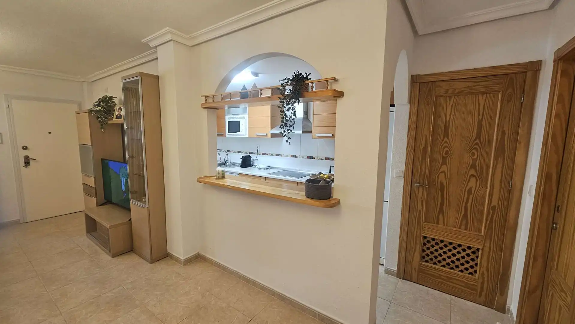 Küche von Erdgeschoss zum Verkauf in Manacor mit Klimaanlage, Terrasse und Möbliert