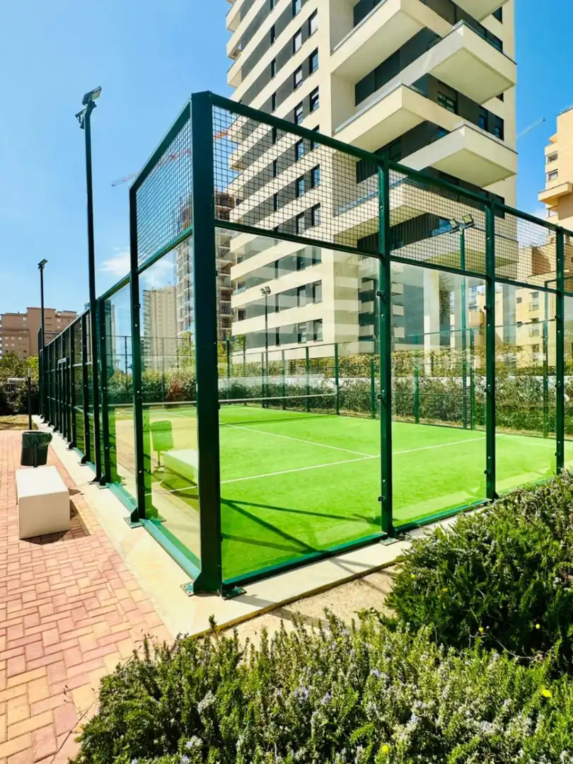 Terraza de Apartamento en venta en Calpe / Calp con Aire acondicionado, Calefacción y Jardín privado