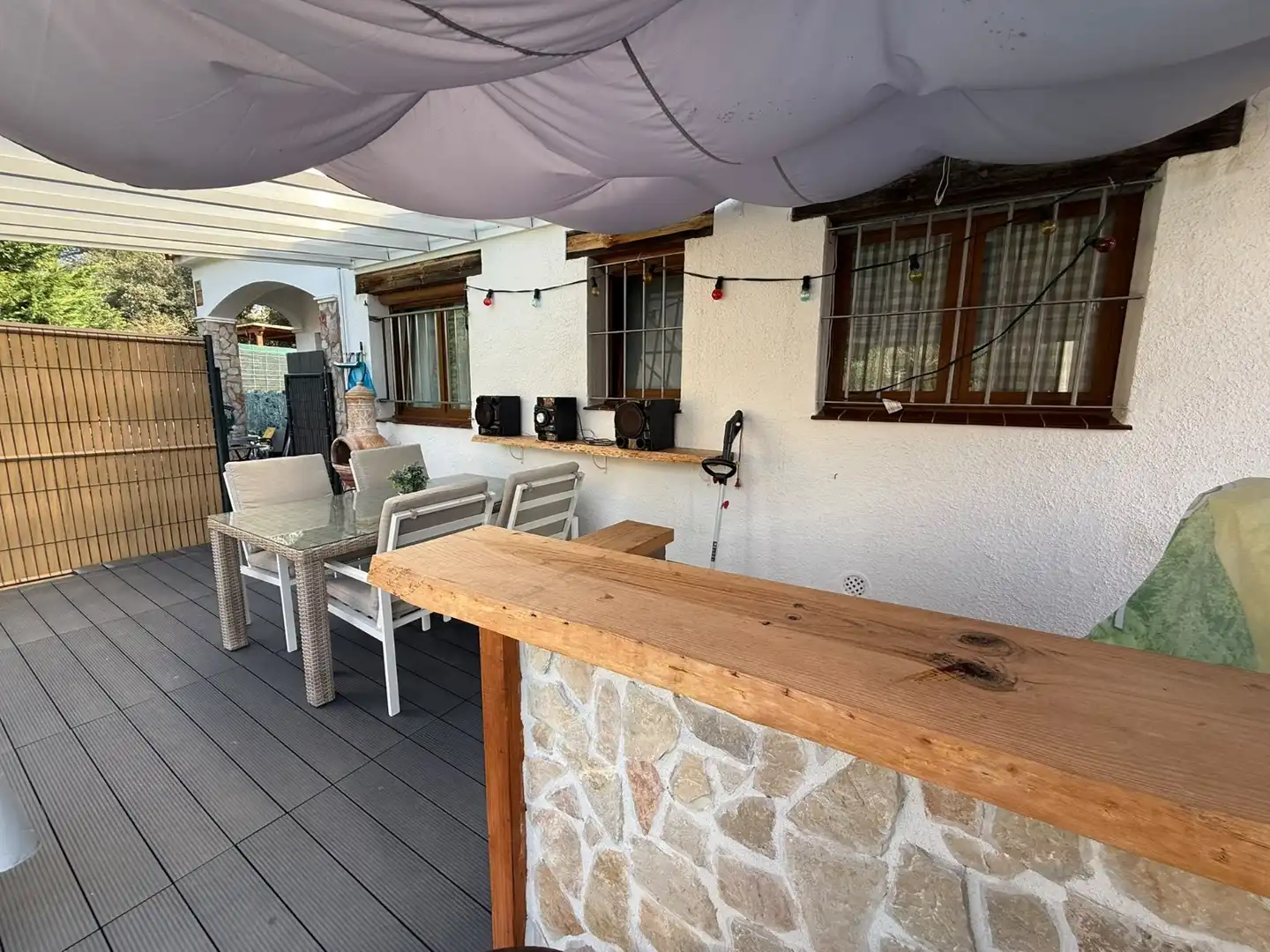 Terraza de Casa o chalet en venta en Caldes de Malavella con Calefacción, Jardín privado y Terraza
