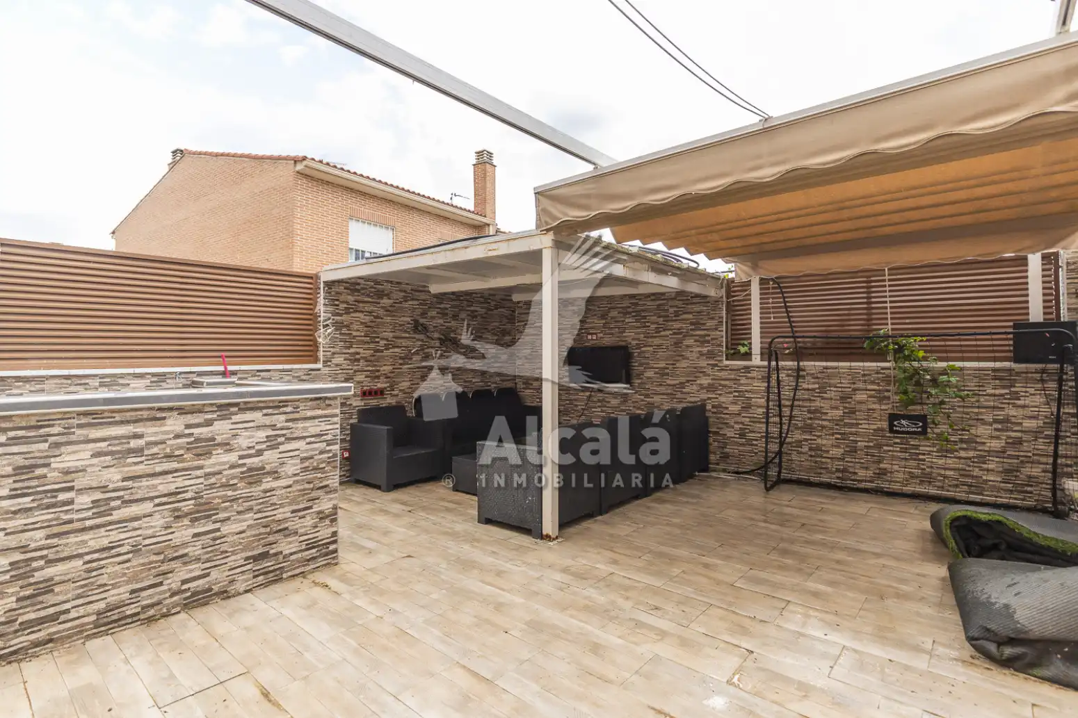 Terraza de Casa adosada en venta en Valdeavero con Aire acondicionado, Calefacción y Jardín privado