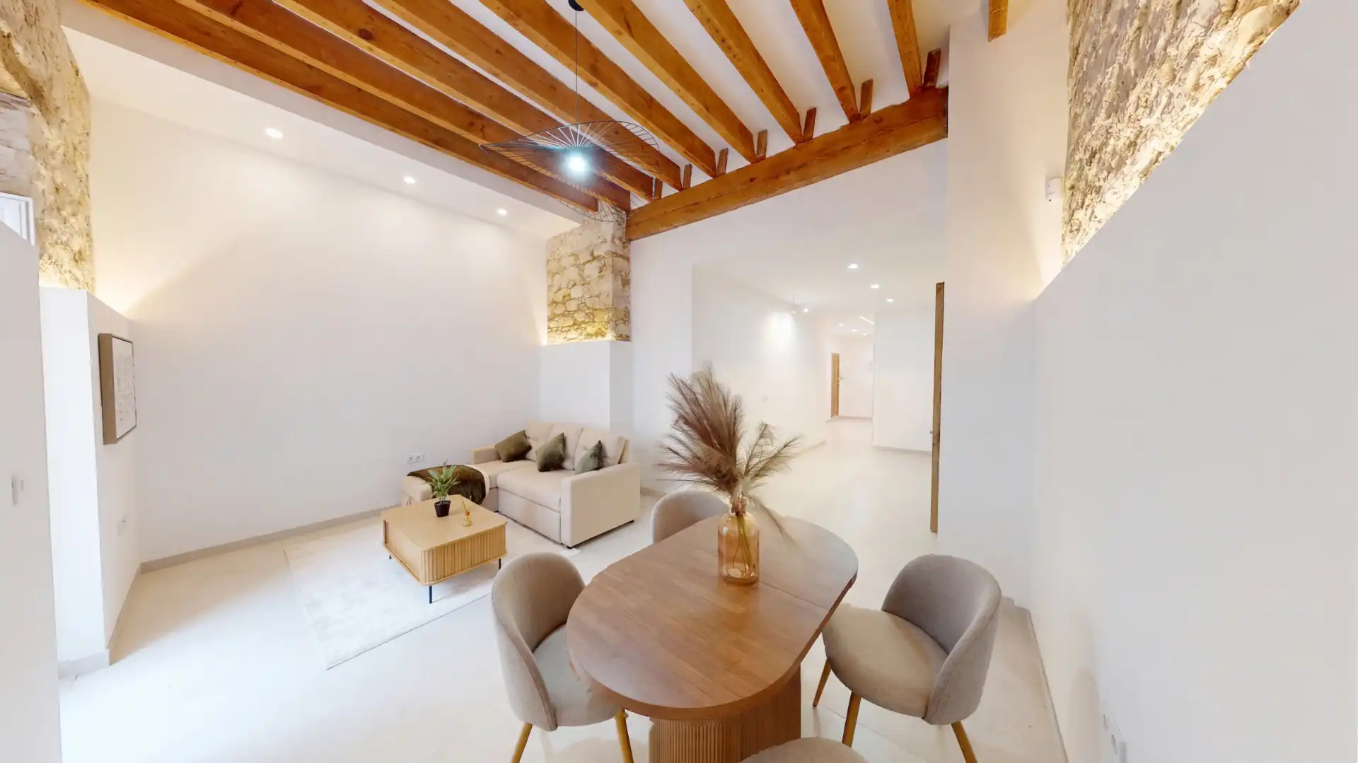 Sala de estar de Piso en venta en Alicante / Alacant con Jardín privado, Trastero y Amueblado