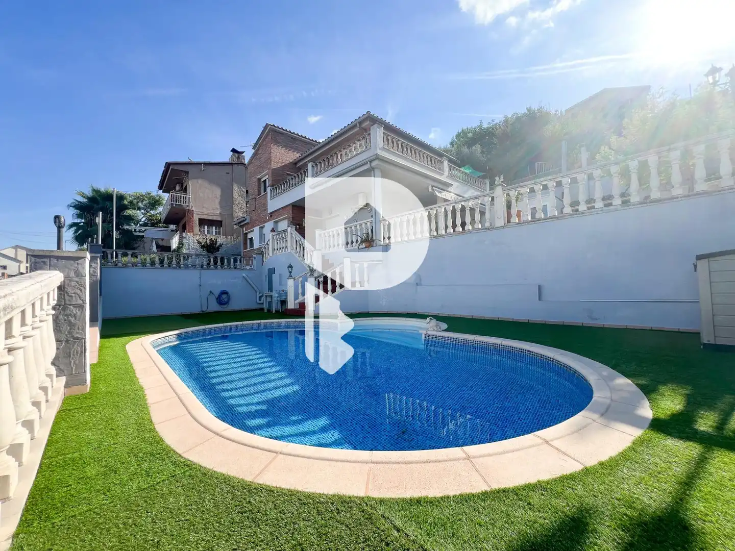 Swimming pool of Houses for sale in Sant Andreu de la Barca  with Air Conditioner, Heating and Private garden