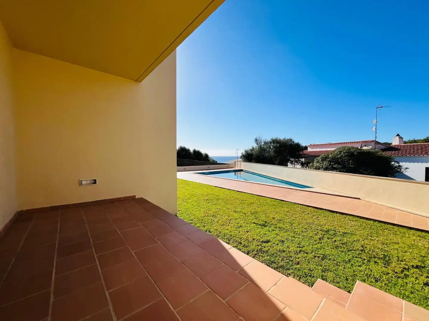 Piscina de Casa o xalet en venda en Maó amb Aire condicionat, Jardí privat i Terrassa