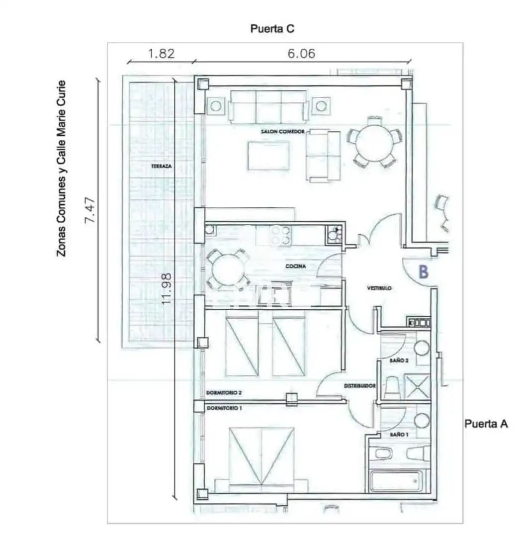 Flat for sale in El Vendrell  with Heating, Parquet flooring and Terrace