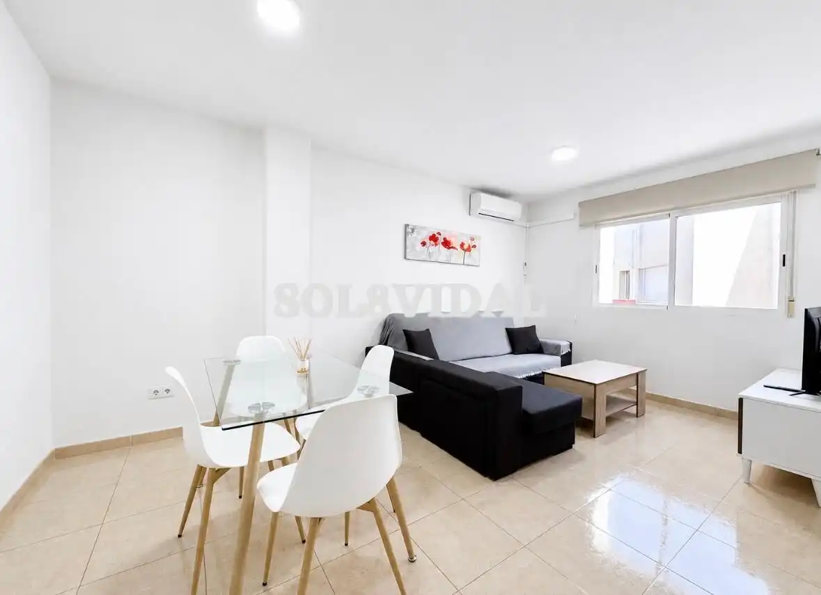 Sala d'estar de Àtic de lloguer en Almoradí amb Aire condicionat, Calefacció i Terrassa
