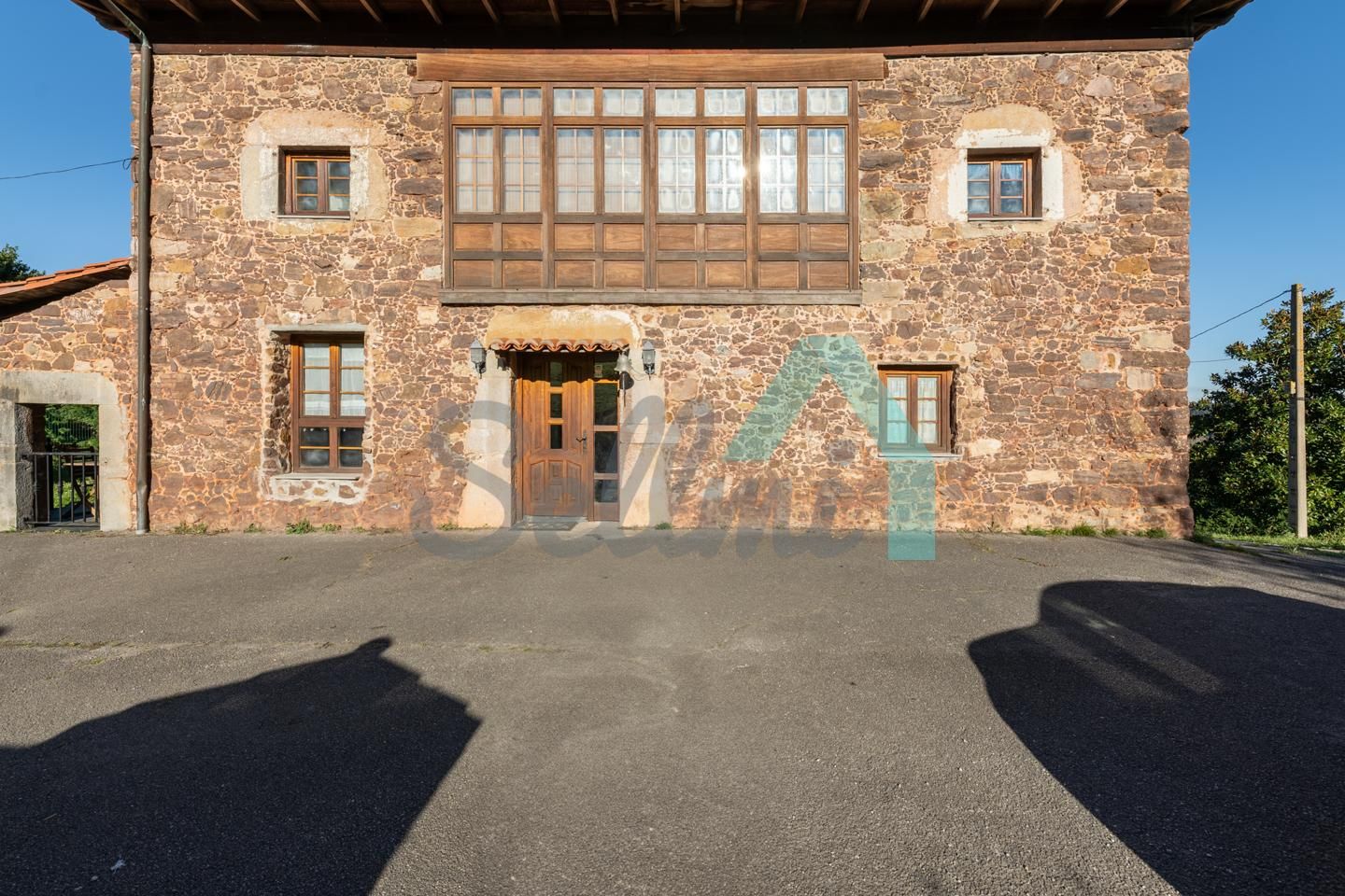 Vista exterior de Casa o chalet en venta en Soto del Barco con Calefacción, Jardín privado y Parquet