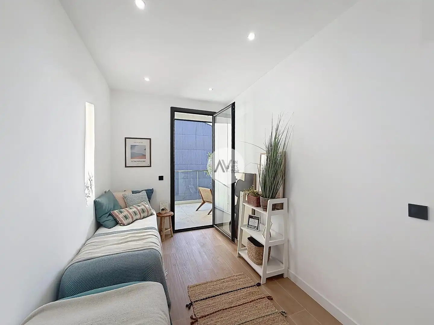 Bedroom of Apartments for sale in Barcelona  with Air Conditioner, Heating and Parquet flooring