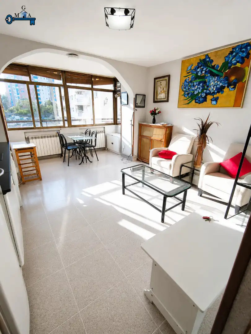 Wohnzimmer von Wohnungen zur Miete in Fuenlabrada mit Heizung, Möbliert und Ofen