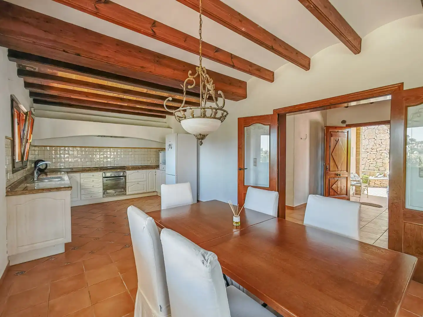 Dining room of Houses for sale in Dénia  with Air Conditioner, Heating and Private garden