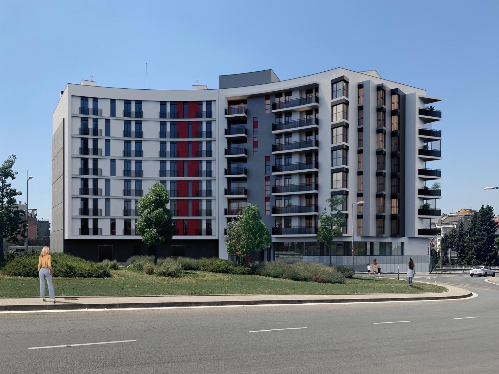 Vista exterior de Àtic en venda en Granollers amb Calefacció, Terrassa i Traster