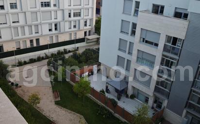 Exterior view of Flat to rent in Valladolid Capital  with Heating, Private garden and Terrace