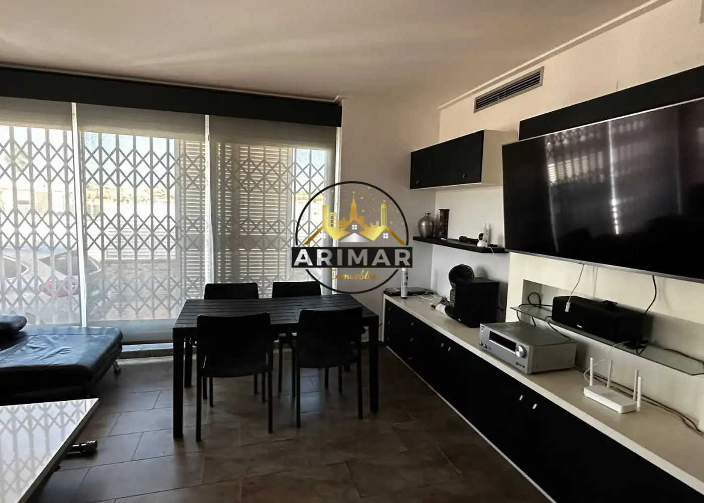Dining room of Detached homes for sale in Burriana / Borriana  with Air Conditioner, Terrace and Swimming Pool