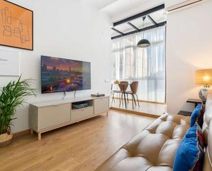 Sala d'estar de Estudi per a compartir en  Barcelona Capital amb Aire condicionat i Terrassa