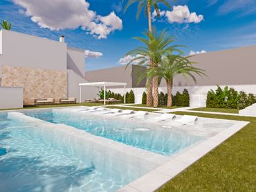 Bungalow amb piscina en venda a El Mojón